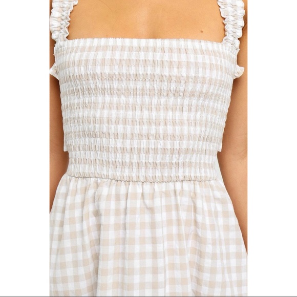 SOLD Petal and pup gingham midi dress - Picture 6 of 6